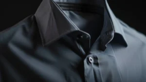 Close de uma camisa em uma loja de roupas multimarcas.