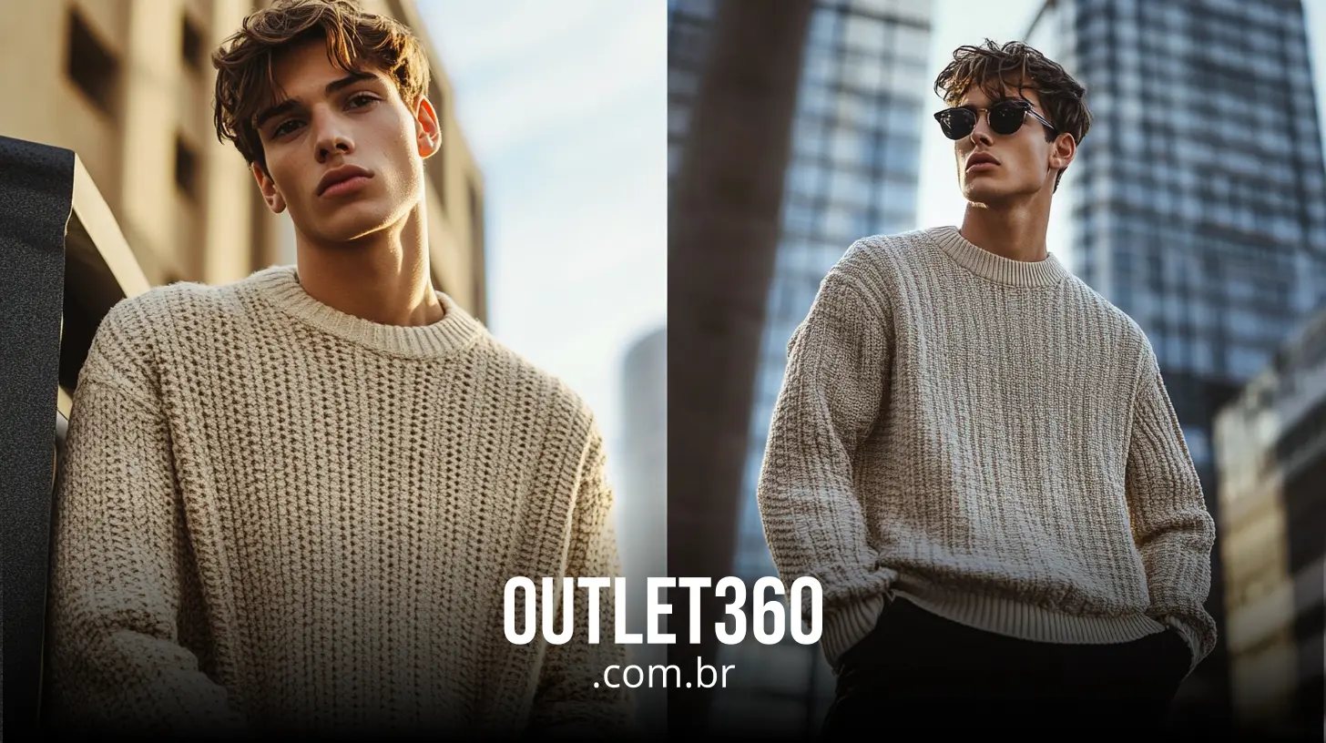 Como Estilizar Seu Suéter Masculino Bege?