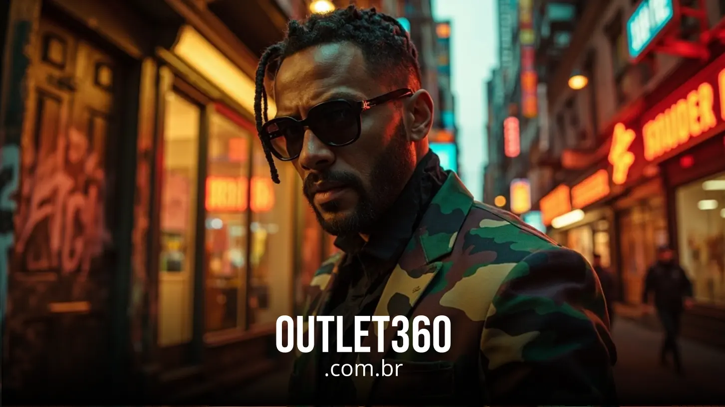 Tendências atuais na moda masculina com blazer camuflado