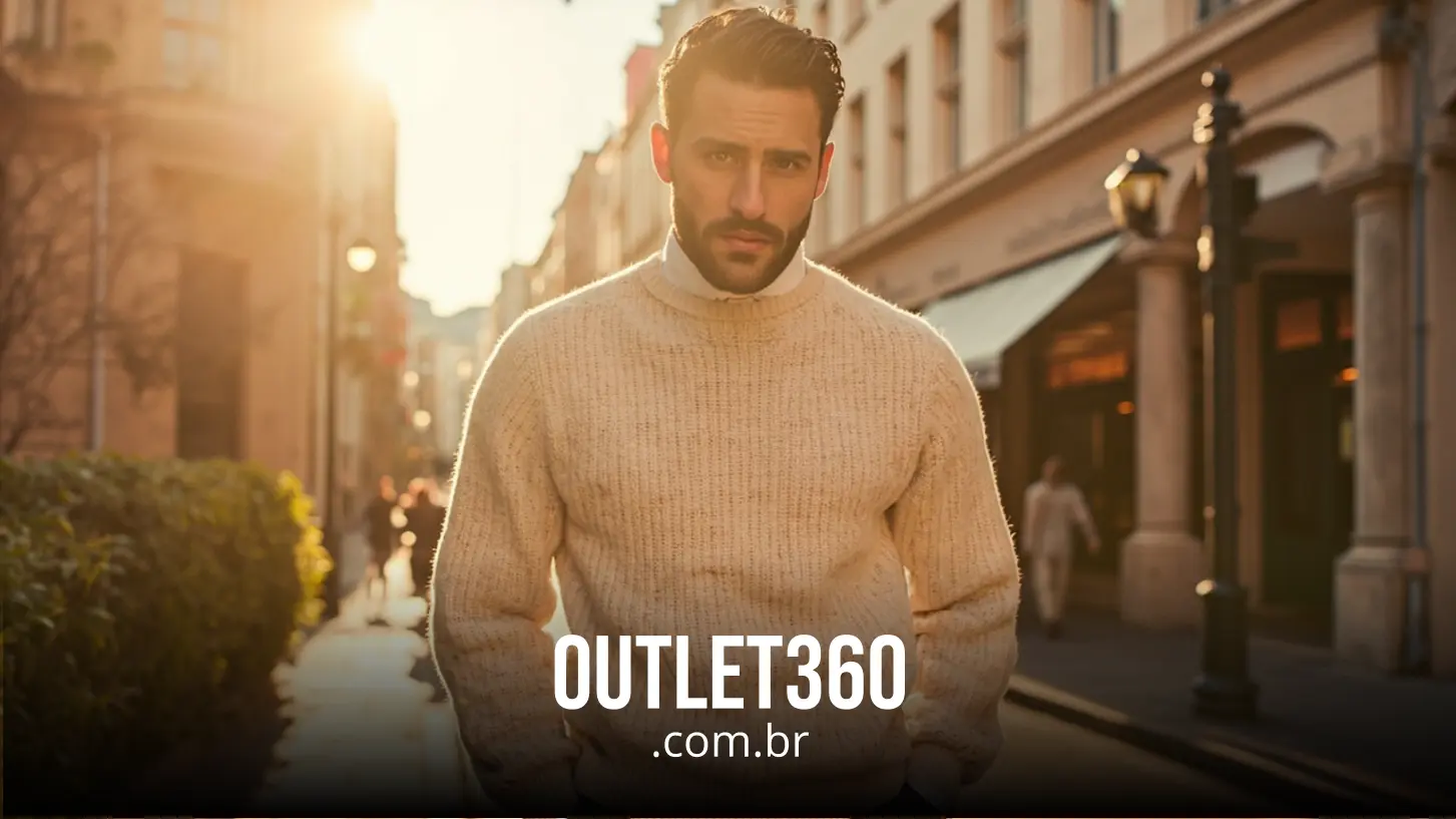 Como usar o suéter masculino na primavera com estilo e equilíbrio