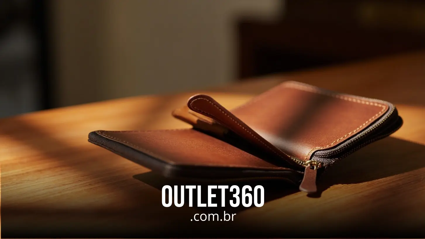 Organização e Design o Interior da Carteira com Zíper