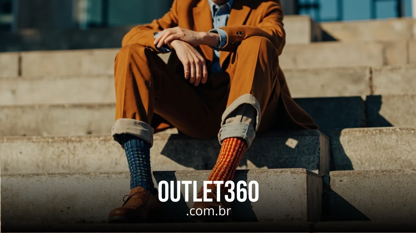 Combinações estilosas e tendências para meia cano alto masculina