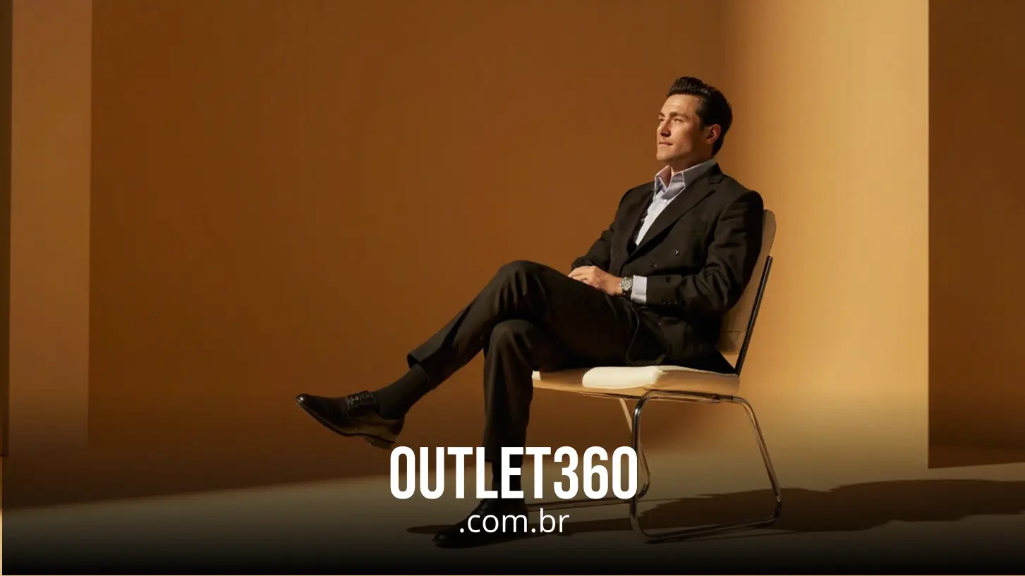 Combinações de estilo com meia preta masculina